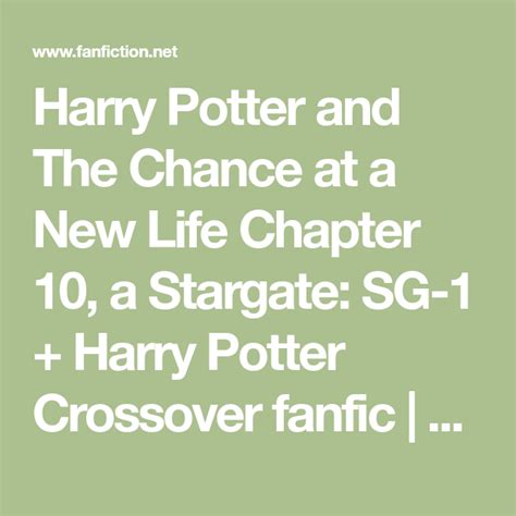 Log In My Account hx. . Harry potter stargate fanfiction ao3